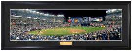 New York Yankees / Jeters Last at Bat Yankee Stadium - Framed Panoramic