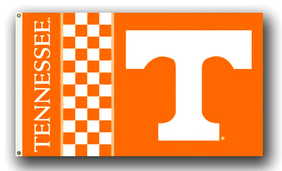 University of Tennessee - Tennessee Checkered NCAA Flag